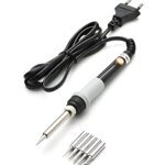 New V908 60W Adjustable Temperature Electric Soldering Rework Repair Tool with 5pcs Solder Tips