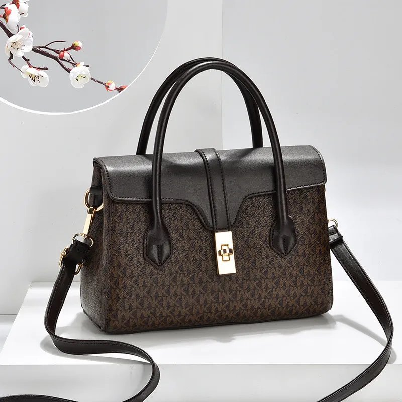 Newest-High-Quality-MK-Design-American-Bag-Luxury-Womens-HandbagsCoffe Newest High Quality MK Design American Bag Luxury Women's Handbags(Coffe) - Image 1