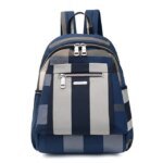 Nylon Backpack Durable Waterproof Casual Shoulder Bag (Blue Color) - Image 2