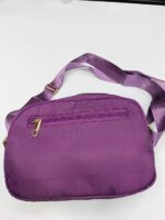Nylon Fashion Cross-body Bag Lightweight Portable Shoulder Bag (purple) - Image 6