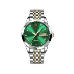 OLEVS 9931G New Exclusive Design Quartz Watch for Men Green - Image 3