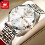 OLEVS 9931G New Exclusive Design Quartz Watch for Men ( White) - Image 2