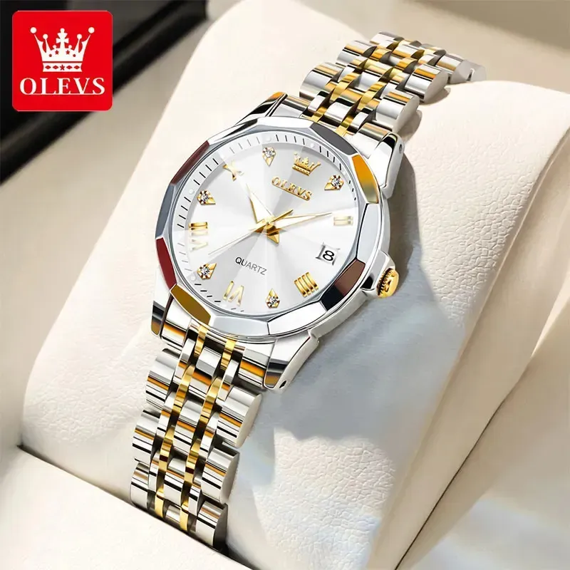 OLEVS-Watch-for-Women-Branded-Stainless-steel-Elegant-Luminous-Ladies-Watches-9931-Silver-1 OLEVS Watch for Women Branded Stainless steel Elegant Luminous Ladies Watches 9931 Silver - Image 1