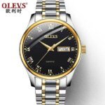 Olevs 5563 CHAIN WATCH –( Black Dial) For Men