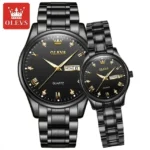 Olevs 5563 CHAIN WATCH –( Black ) For Men - Image 3