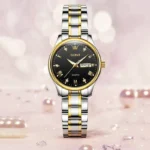 Olevs 5563 – Silver Women (black dial) - Image 3