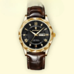 POEDAGAR 615L Men's Leather Quartz Watch - Image 2