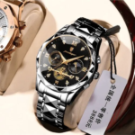 POEDAGAR 996 Luxury Man Luminous Chronograph Watch for Men Stainless Steel Men's Quartz Watches - Image 3