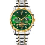 POEDAGAR 996 Luxury Man Luminous Chronograph Watch for Men Stainless Steel Men's Quartz Watches - Image 3