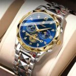 POEDAGAR 996 Luxury Man Luminous Chronograph Watch for Men Stainless Steel Men's Quartz Watches - Image 3