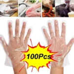 Pack Of 100 Polyethylene Embossed Gloves (Free size) - Image 2
