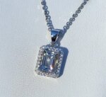 Pink Square Shape pendant - Image 3