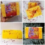 Piyasa Real Saffron Goat Milk Bar Soap (Hand Made) 100gm - Image 3