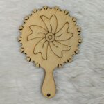 Portable Attractive Design Mini Wooden Mirror - Image 3