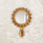 Portable Attractive Design Mini Wooden Mirror - Image 2