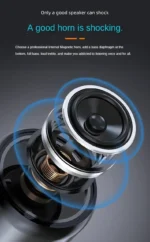 Portable Bluetooth Speaker With Zoomable Flashlight - 4 Dimming Modes FM Radio Long Lasting Life - Image 5