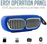 Portable Wireless Nbs-11 Bluetooth Speaker High Bass and Clear Sound Pendrive Support/Micro SD Card Slot with Built-in Microphone - Image 3