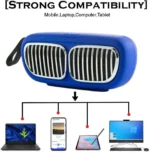 Portable Wireless Nbs-11 Bluetooth Speaker High Bass and Clear Sound Pendrive Support/Micro SD Card Slot with Built-in Microphone - Image 4