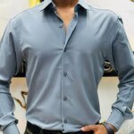 Premium China Micro Stig Shirt (Formal / Casual) (Ash)