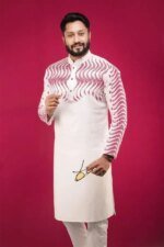 Premium Couple Set/Matching Dress/Traditionally Dress/Sari And Panjabi - Image 5