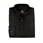 Premium Formal Shirt (Black) - Image 2