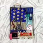 Premium Silk Katan Saree Combo Pack – Blue - Image 6