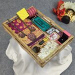 Premium Silk Katan Saree Combo Set - Purple