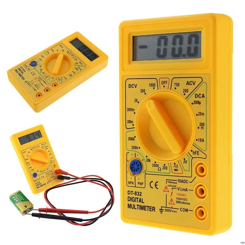 Professional-DT830-Digital-Multimeter-LCD-DC-Voltmeter-Ammeter-Ohm-Tester-1 Professional DT830 Digital Multimeter LCD DC Voltmeter Ammeter Ohm Tester - Image 1