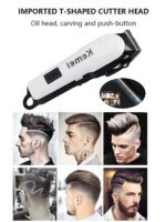 Professionals Design Perfect Shaver And Haircut Rechargeable Beard And Moustaches Hair Machine And Trimming With Cord And Without Cordless Use km809A(White) - Image 6