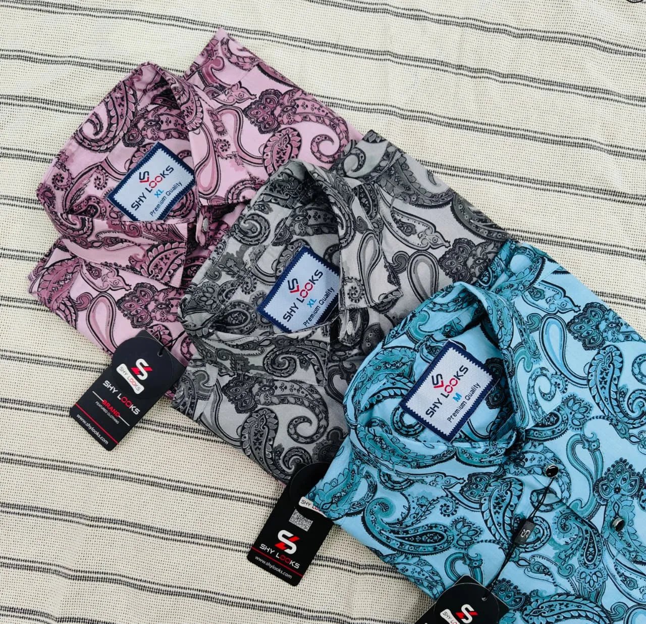 Pure-Cotton-full-Sleeve-Shirt-3-Pcs-Combo-for-Mens Pure Cotton full Sleeve Shirt 3 Pcs Combo for Men's - Image 1