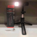 Q07 Foldable Mini Tripod & Selfi Stick with LED Light Bluetooth Remote Shutter - Image 3