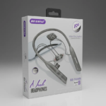 RECRSI RE-NY028 Hanging Neckband Earphone - Black