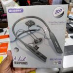 RECRSI RE-NY028 Hanging Neckband Earphone - Black - Image 5