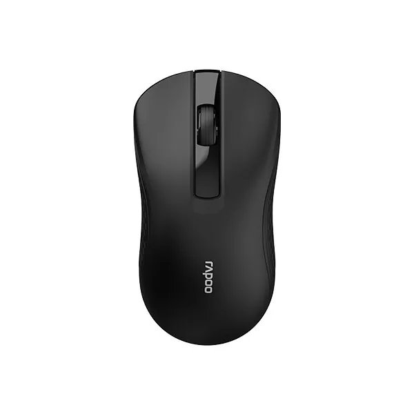 Rapoo-B20-Silent-Wireless-Optical-Mouse-–-Black Rapoo B20 Silent Wireless Optical Mouse – Black - Image 1