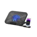Rapoo CF100 High-Efficiency Laptop Cooling Pad – Black - Image 2