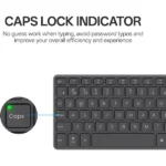 Rapoo E900T Portable Wireless Keyboard with Touchpad – Black - Image 4