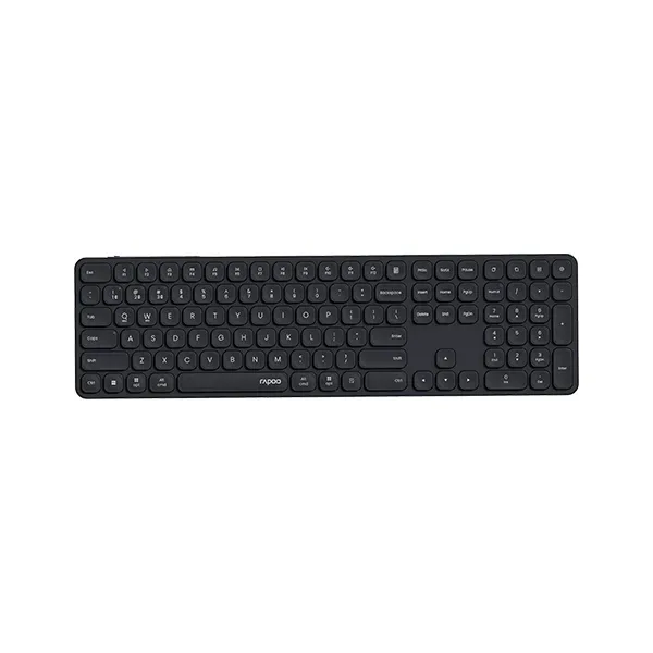 Rapoo-E9550L-Ultra-Slim-Multi-Mode-Wireless-Keyboard-–-Black Rapoo E9550L Ultra-Slim Multi-Mode Wireless Keyboard – Black - Image 1