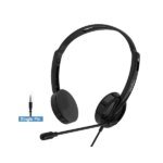 Rapoo H101 Wired Stereo Headphone – Black