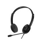 Rapoo H102 Wired Stereo Headphone – Black - Image 3