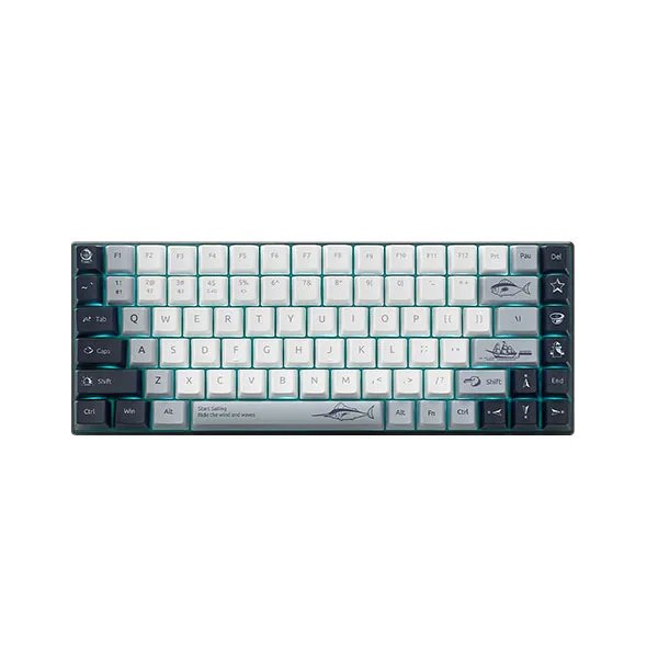 Rapoo-MT510PRO-Multi-Mode-Mechanical-Backlit-Keyboard-–-White-Blue Rapoo MT510PRO Multi-Mode Mechanical Backlit Keyboard – White Blue - Image 1