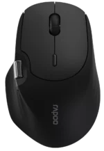Rapoo MT560TM Multi-Mode Wireless Ergonomic Mouse – Black - Image 2