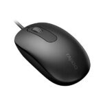 Rapoo N200 Wired Optical Mouse – Black - Image 3