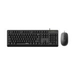 Rapoo X130 Pro Wired Keyboard & Mouse Combo – Black