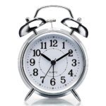 Round Cooper Metal Twin Bell Alarm Clock(choto) - Image 2