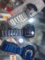 SKMEI 2298 Digital Stainless Steel Luminous Men’s Watch (Blue) - Image 4