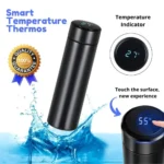 SMART Digital LED Thermal Flask with Temperature Indicator Stainless Steel Flask - Image 2