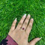 Sapphire Crystal Ring – Premium Silver Finish - Image 6