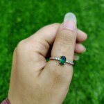 Sapphire Crystal Ring – Premium Silver Finish - Image 3