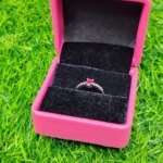 Sapphire Crystal Ring – Premium Silver Finish - Image 4