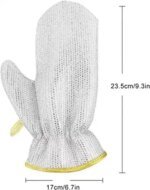 Silicon Dish Washing Kitchen Hand Gloves 1 Pair - Image 3